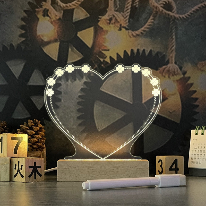 Solid Wood Base Luminous Acrylic Transparent Note 697934be c261 4316 b9ef 58b08402c92d 012467ee 1940 4090 af16 6e207f8a6111