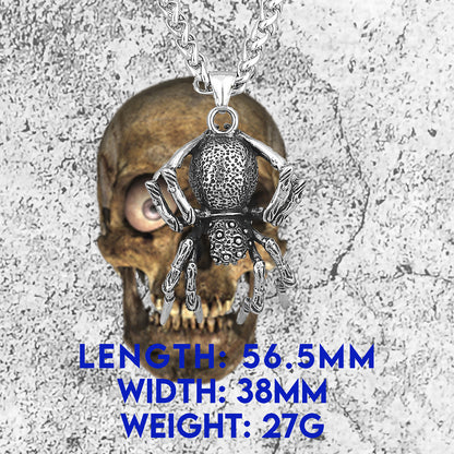 Spider Titanium Steel Pendant Vintage Animal Unisex 6993f02c 747c 447d 9b1d 2355aa872eda