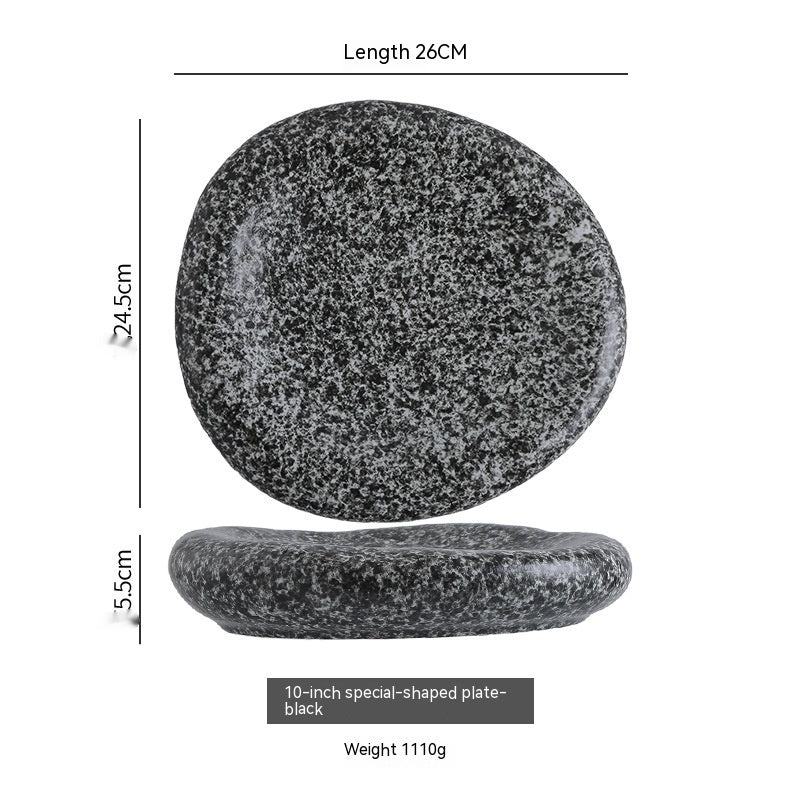 Irregular Ceramic Plate Japanese Creative Dinner Plate 69bdf885 22a0 4834 aded c3a2820ded7a fine