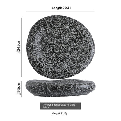 Irregular Ceramic Plate Japanese Creative Dinner Plate 69bdf885 22a0 4834 aded c3a2820ded7a fine