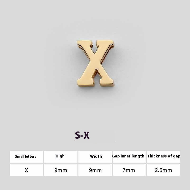 U Perforated 26 English Letters Hardware Accessories 69c14d4a 3e65 4066 863d b8d2695b525b trans
