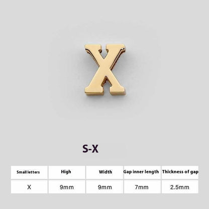 U Perforated 26 English Letters Hardware Accessories 69c14d4a 3e65 4066 863d b8d2695b525b trans
