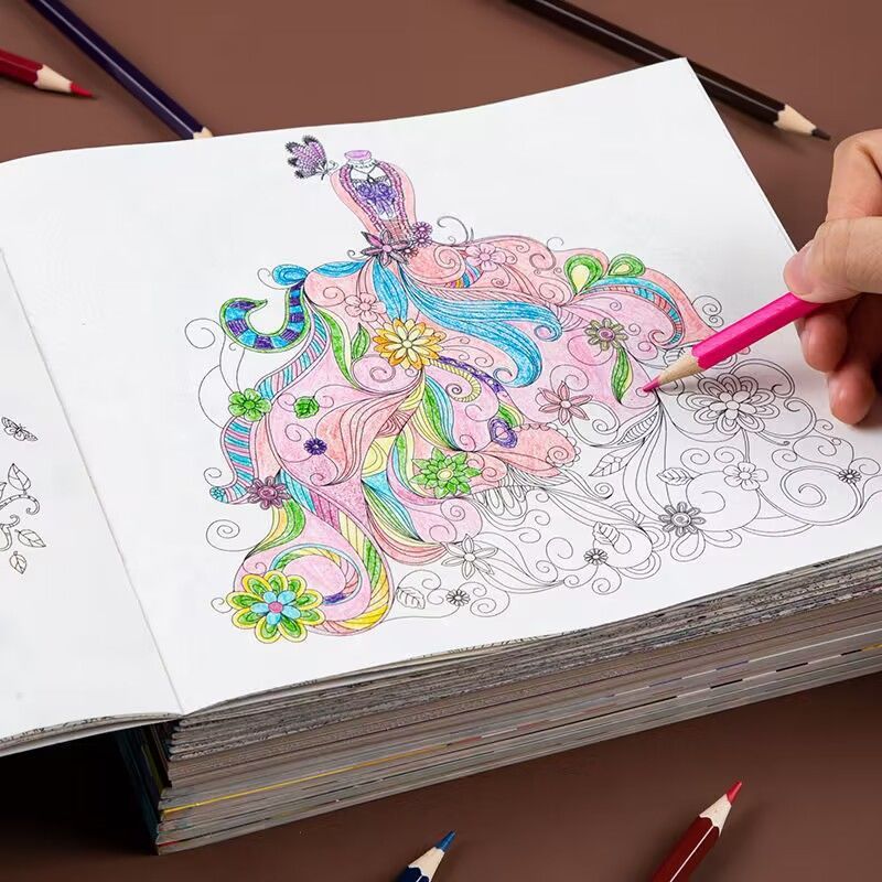 Elementary School Student Coloring Book Secret Garden Decompression 69cfcf60 8138 4b46 92bb ae2764fa1700