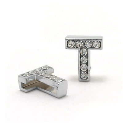 DIY Letter Bracelet 10mm Rhinestone Letter Beads 69e49d55 8fe7 4f79 bec9 593b595889d2