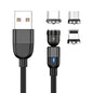 Magnetic Data Cable Threeinone 540-degree Rotation  Charging Cable Suitable - 图片 12