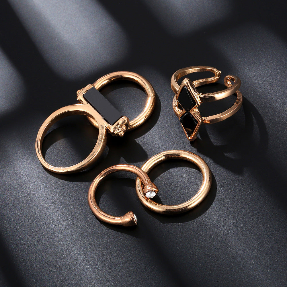 Fashion Joint Ring Set Electroplating 18K Gem Jewelry 69ef18f1 4081 4e7a b12d 3db8e12c0f6b