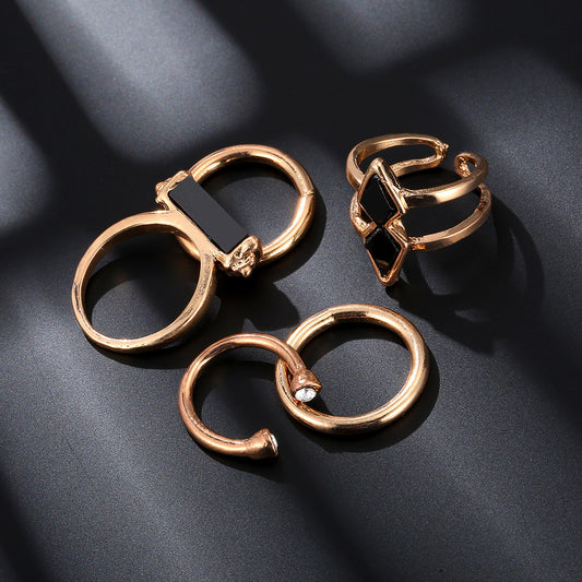 Fashion Joint Ring Set Electroplating 18K Gem Jewelry 69ef18f1 4081 4e7a b12d 3db8e12c0f6b