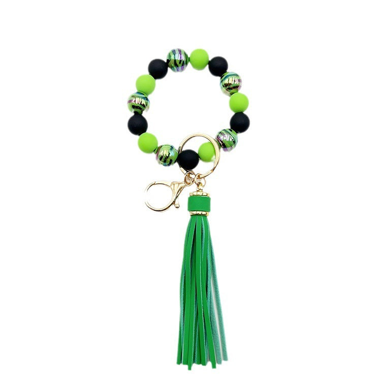 Handmade Beaded Bracelet Tassel Key Chain 69f06168 9ffc 415e 96d8 475d2b684d20