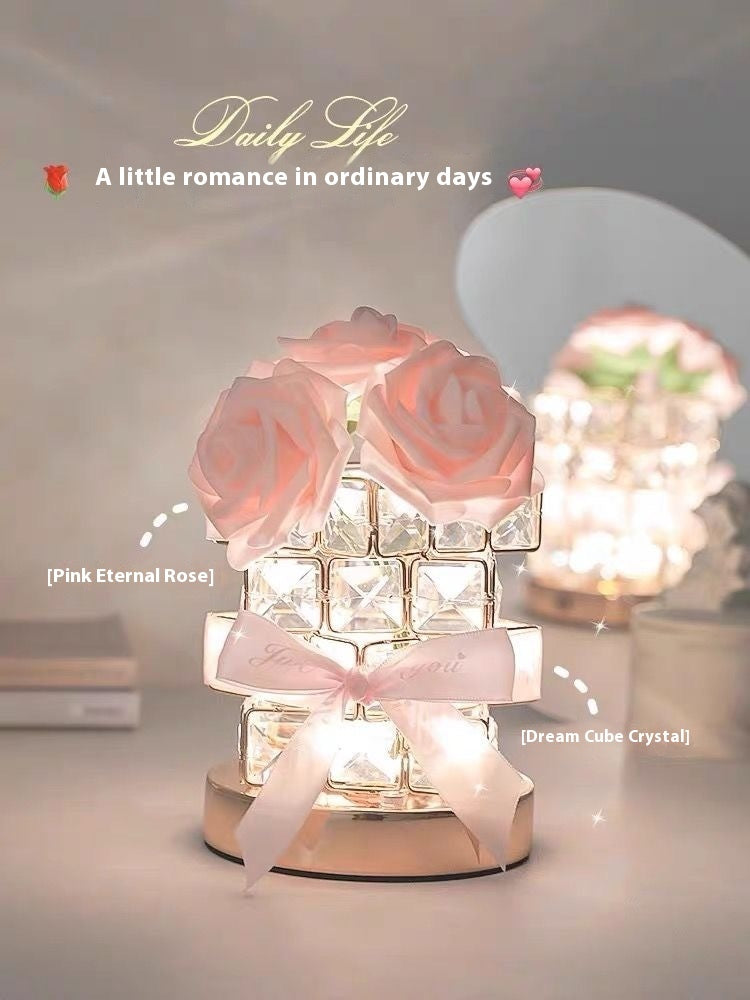 520 Gift Rose Cube Atmosphere Table Lamp - HD Wireless Product #11