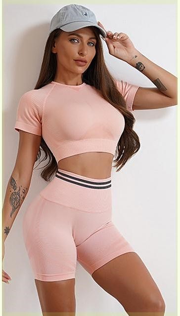 Seamless Sports Set For Women Workout Outfit Booty Yoga Pant 6a04a729 2888 44a3 8a48 611e27d3ee35