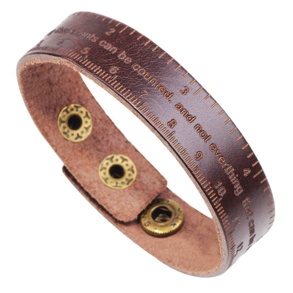 Simple Cowhide Straightedge Business Student Bracelet 6a1315f2 155a 44d4 b886 be9ea3598ace