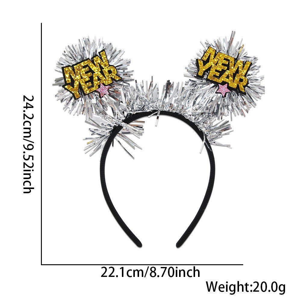 Happy New Year Headband 2025 Party Headband 6a194cd6 ddeb 43b0 b72d b2f63979f416