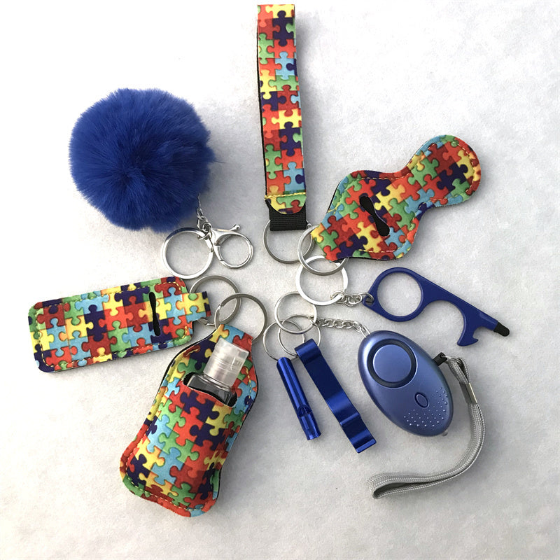 Wrist Keychain 10 Pieces Suit Door Opener Hand Sanitizer Bag 6a1ed457 7608 4f3d af40 fbfd2156b2dc