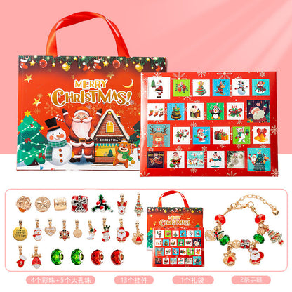 Diy Creative Children's Bracelet Ornament 24 Grid Calendar Christmas Blind Box 6a3db775 fe2d 4f04 a797 4d58951a1f99