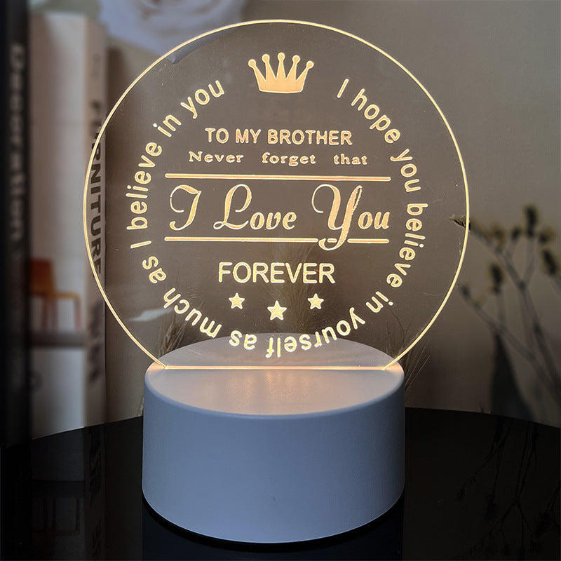 Creative 3D Night Heart Shaped Blessing Language USB Small Table Lamp 6a4013a0 8aa2 4f34 b8e6 d8de05fd7be9