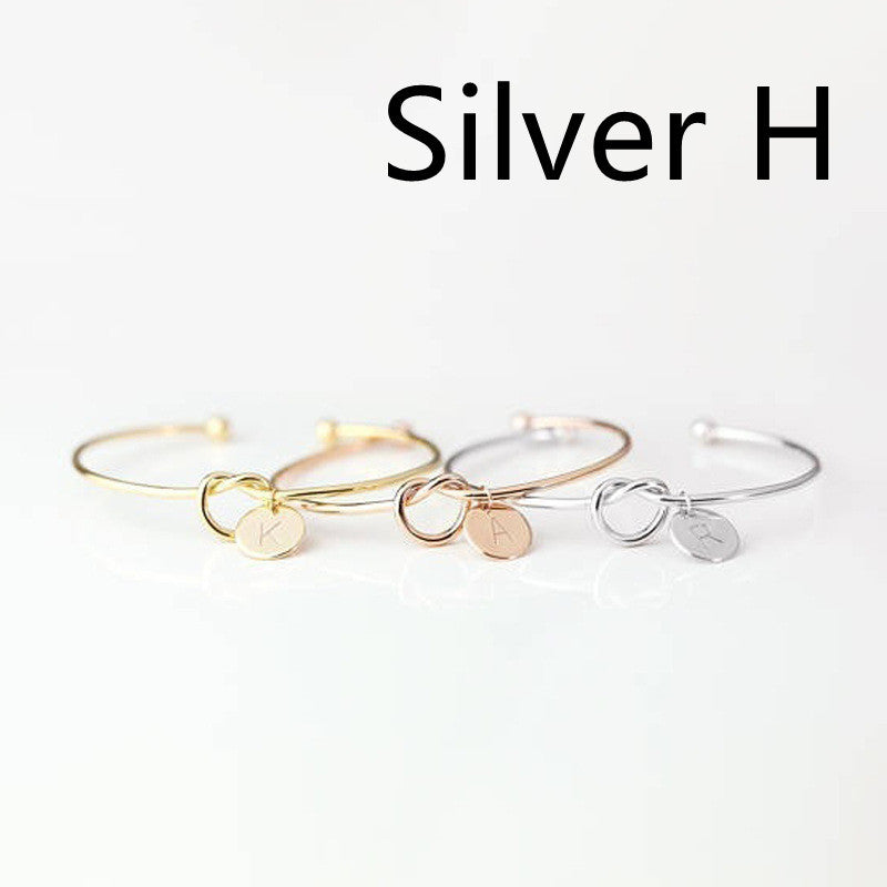 European And American Fashion Dead Knot Letter Bracelet 6a55abeb 3987 4dd1 8a0c c91650f68b01
