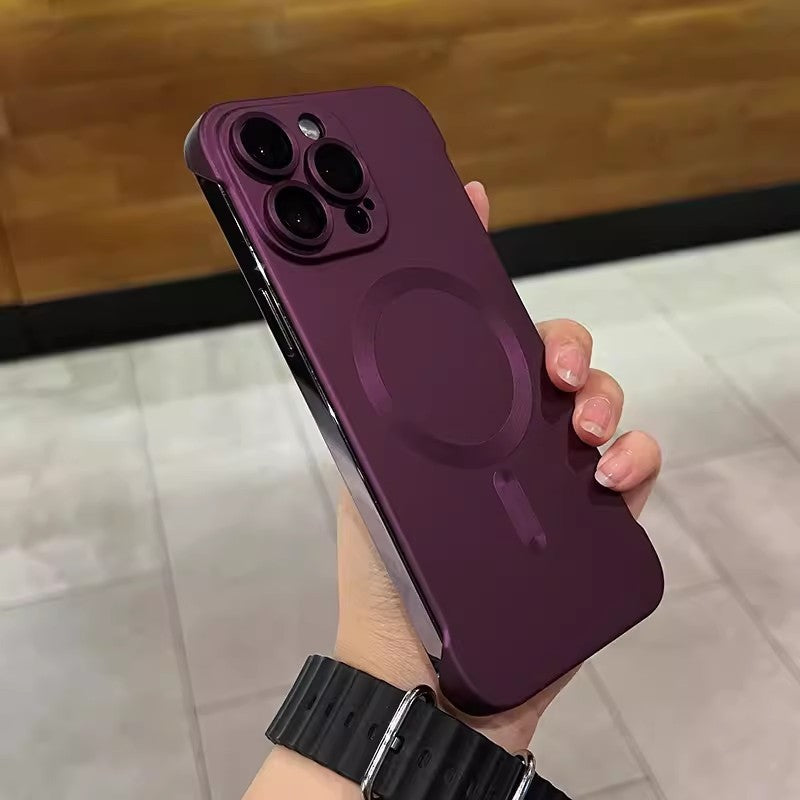 Ultra-thin Frameless Applicable IPhone14 Magnetic Phone Case 6a64f4bd 320a 4680 a181 e352a2afd954