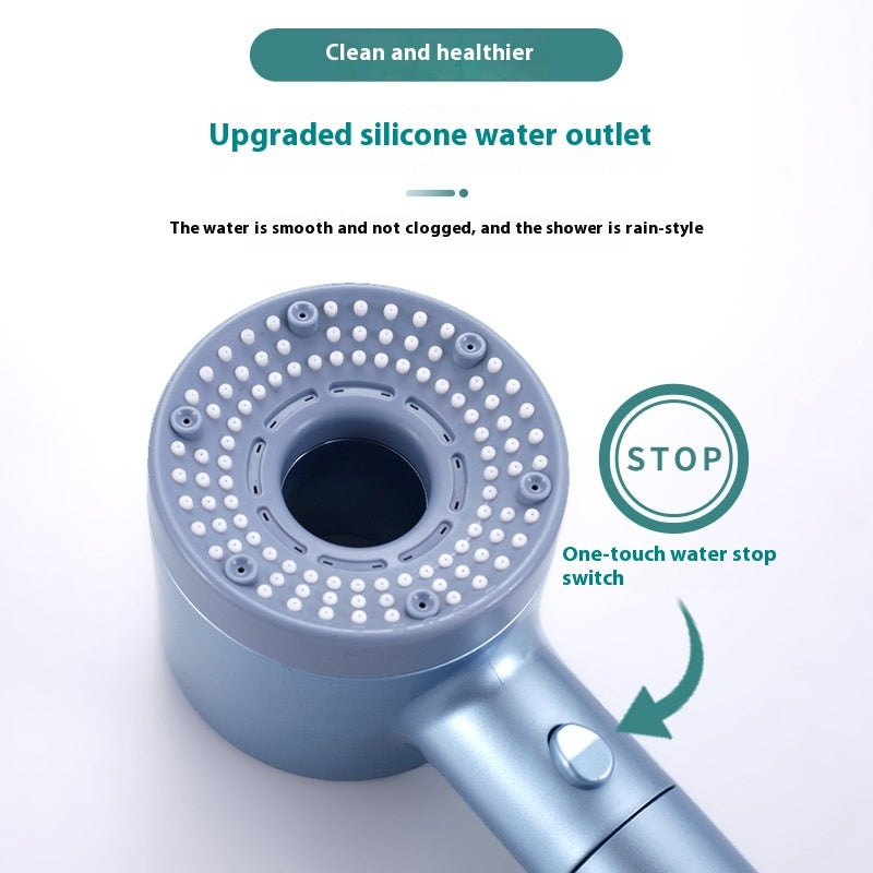 Spray Hair Dryer Shower Head One-click Water Stop Boost Nozzle 6a77635f eb57 448a a33f f3f944960cb6 trans
