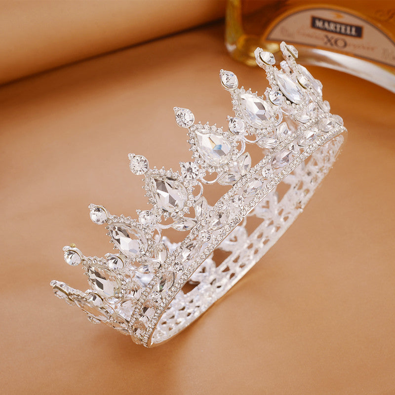 Full Crown Bridal Tiara Crown Wedding Diadem Bridal Round Crown 6a7cd7a9 a5c0 4fda b44e 975a33bcba99