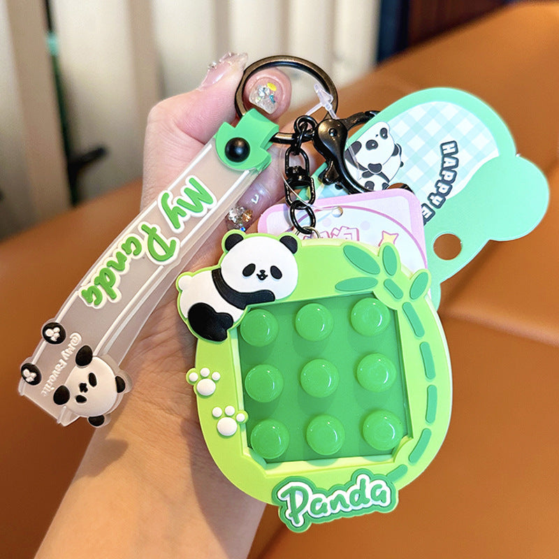 Decompression Keychain Female Exquisite Cure Small Pendant 6a8406ae cf1b 42c0 881a bbf321596521