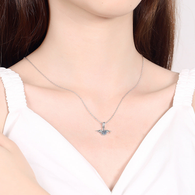 Angel Wings Moissanite Necklace For Women 6ac9a259 444b 4318 aa1c b004d1b083b3