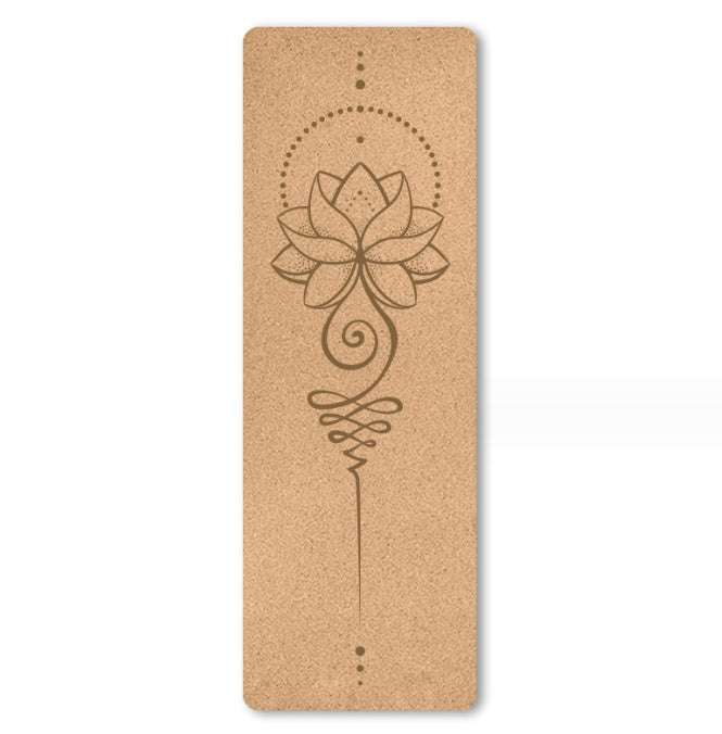 Portable Cork Yoga Non-Slip Exercise Mat Composite Environmentally Friendly TPE 6ad8f45d 6f39 4d02 a884 b854357fe7c8