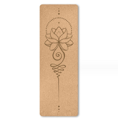Portable Cork Yoga Non-Slip Exercise Mat Composite Environmentally Friendly TPE 6ad8f45d 6f39 4d02 a884 b854357fe7c8