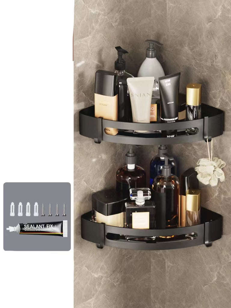 Bathroom Triangle Shelving Bathroom Wall Hanging Shelving Perforated Simple Storage Rack 6af8a168 7e5b 4725 aee0 2ce9549abba3