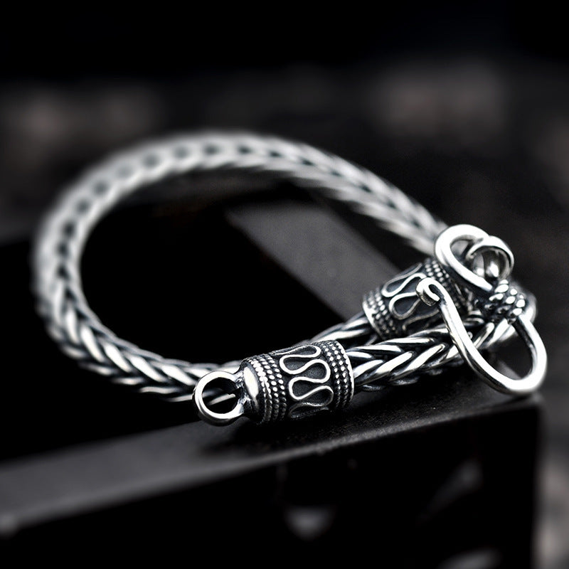 Vintage Braided Keel Bracelet Men 6b080ad4 ceb2 44c7 be7c d7e960e4cced