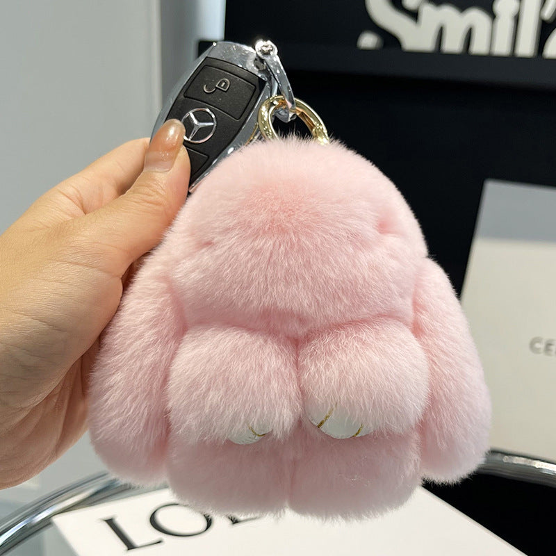 Cute Plush Doll Bunny Car Key Ring Pendant 6b160bb3 f9cd 419f 9e85 05b762c3127b
