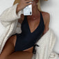 Ladies Multicolor Cutout Lace-Up One Piece Bikini 6b1a76b8 26d0 4e0a a4a8 0747a82d047f