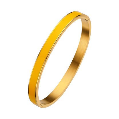 Stainless Steel Color Epoxy Women's Bracelet Gold Buckle 6b281932 1986 483b be85 e5007ef3c669