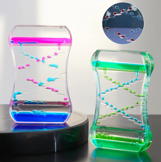 Creative Cruise Fluid Liquid Hourglass Quicksand Timer 2024 Ins Living Room Office Ornaments Desk Table Decorations Home Deco