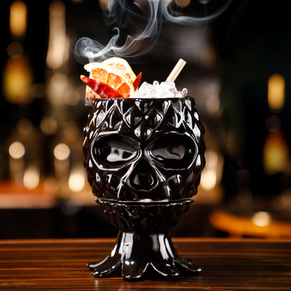 Bar Personality Special Ceramic Cup Tiki Pineapple Cup Dark Octopus Hawaiian Style Molecular Cocktail Cup 6b7b3e4c 64cb 4016 