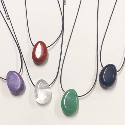 Personality Handmade Rope Irregular Stone Necklace 6b824696 fdf3 4a00 a1a6 617f7450f512