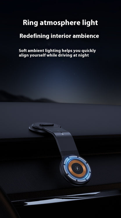 Large Screen Dashboard Bending Magnetic Suction Wireless Charger On-board Bracket - 图片 8