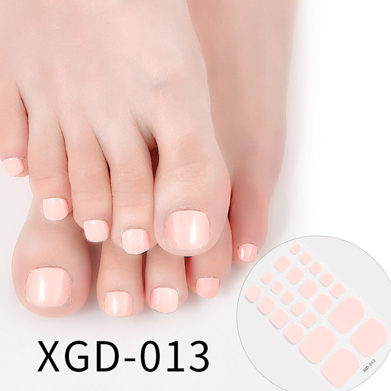 Nail Art Foot Sticker Fashion Solid Color Nail Sticker 6b9322e8 9472 48f0 a77e 8a8df24f84cb