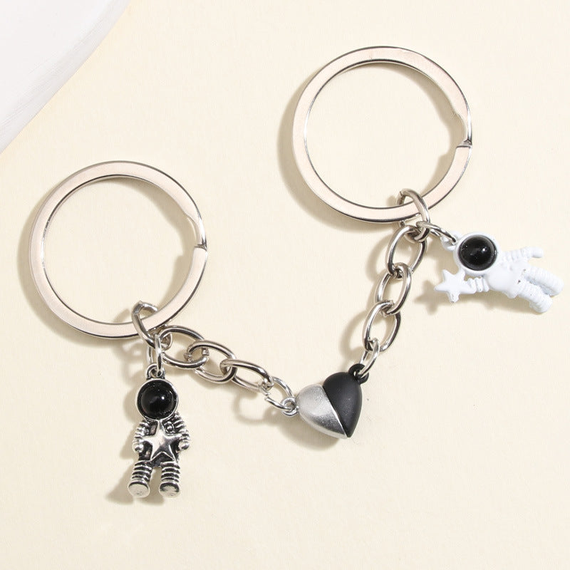 New Spaceman Magnetic Love Couple Girlfriends Keychain 6be7732f dd71 41a6 a76f 12041d881850