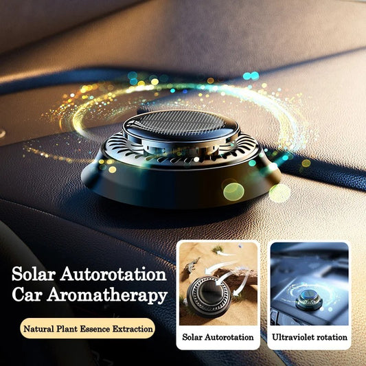 Portable Kinetic Car Air Freshener Solar Powered Double Ring Rotating Air Cleaner Perfume Fragrance Diffuser 6be91122 5c06 42
