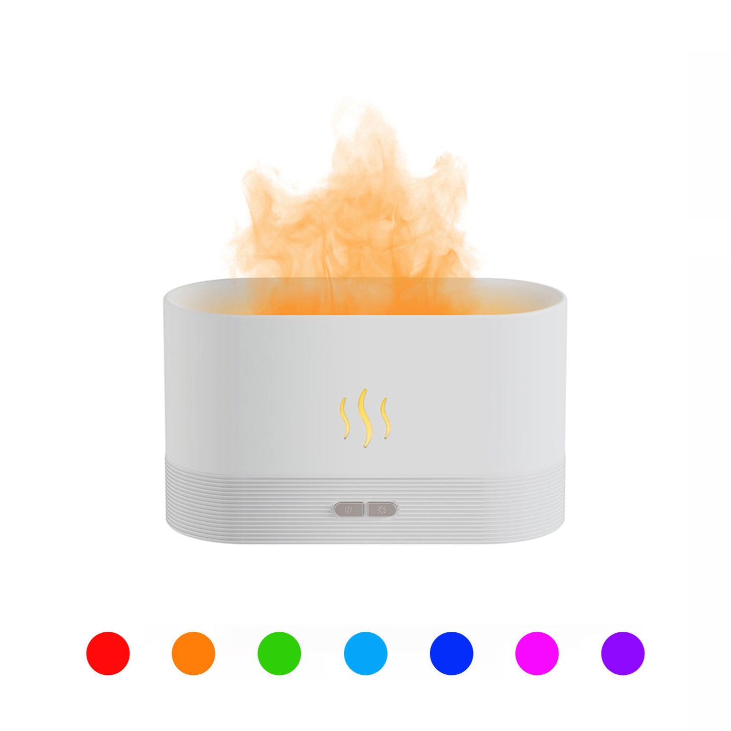 2022 Best Selling USB Ultrasonic Flame Humidifier Led RGB Colorful Essential Oil Fire Flame Aroma Diffuser - HD Wireless Product #9