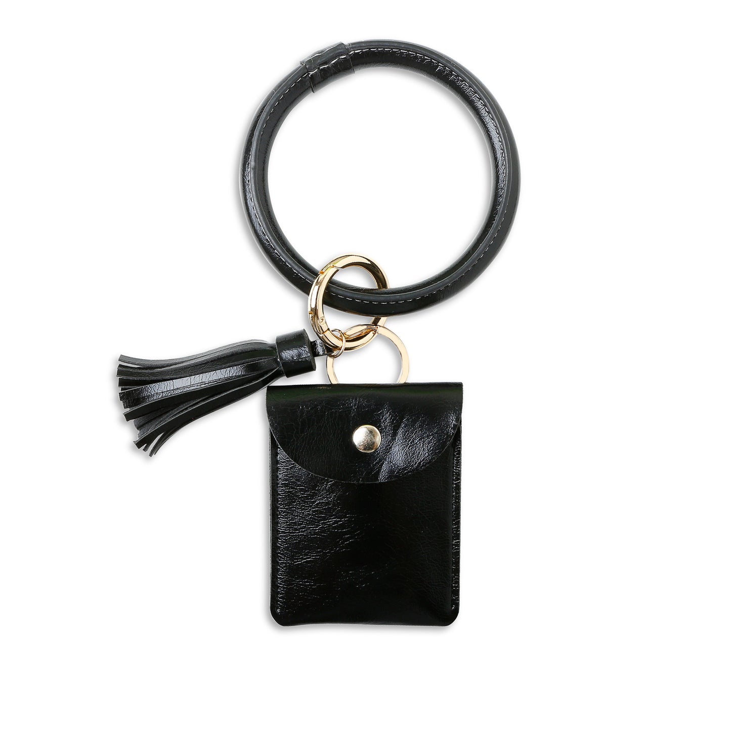 Leather Coin Purse Bracelet Keychain Ornaments PU Tassel Leather Card Bag DIY Wrist 6c09fe74 3d67 4605 9791 2023a84a2796