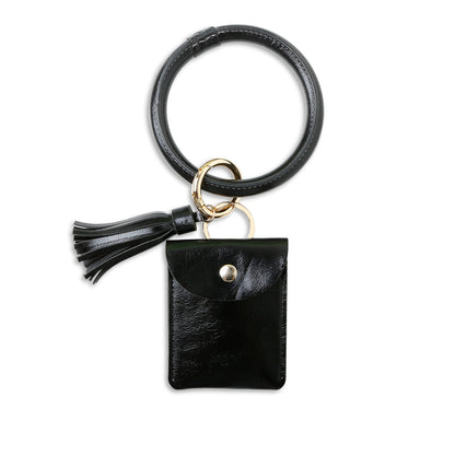 Leather Coin Purse Bracelet Keychain Ornaments PU Tassel Leather Card Bag DIY Wrist 6c09fe74 3d67 4605 9791 2023a84a2796