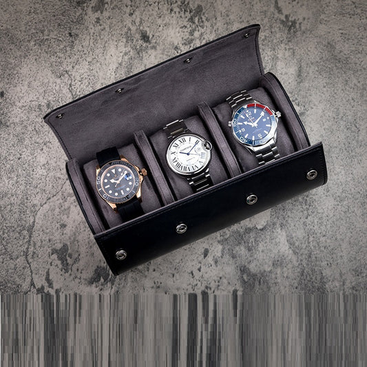 Travel Pu Leather Bracelet Jewelry Watch Box 6c0c1267 c710 4564 b133 029552329798