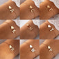 Minimalist Style Heart-shaped Letter Necklace Bracelet 6c560f86 0697 43c2 8fb5 a9f046352a9b