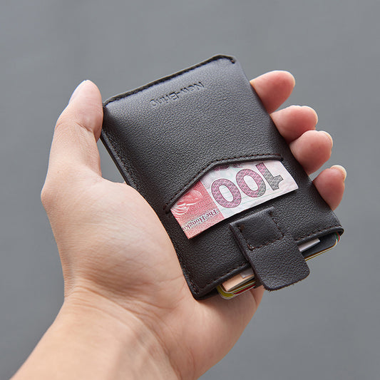 Genuine Leather Wallet Men's Card Holder Thin Cowhide 6c63e6f5 d0bb 45c1 829f 83bde24cc8a6