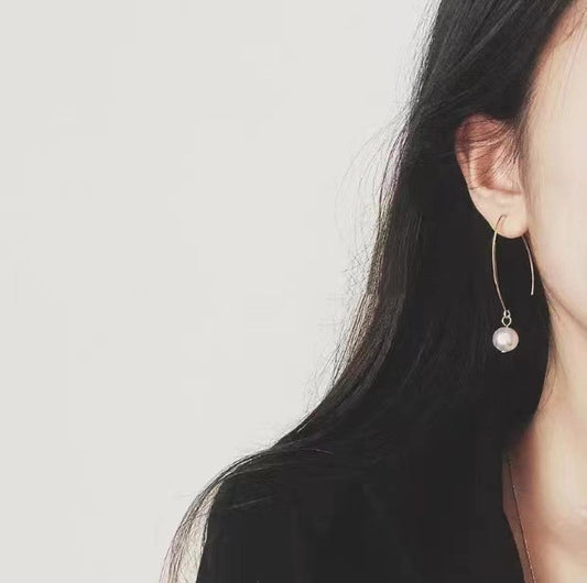 All-match Matte Metal Special-interest Earrings Tide 6c69f0aa facd 42de 9492 a3fba06e537d
