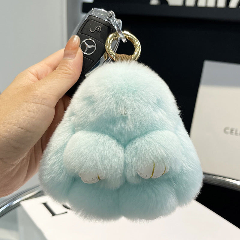 Cute Plush Doll Bunny Car Key Ring Pendant 6c8a9633 3043 4eae 9e22 7ef95f606bea