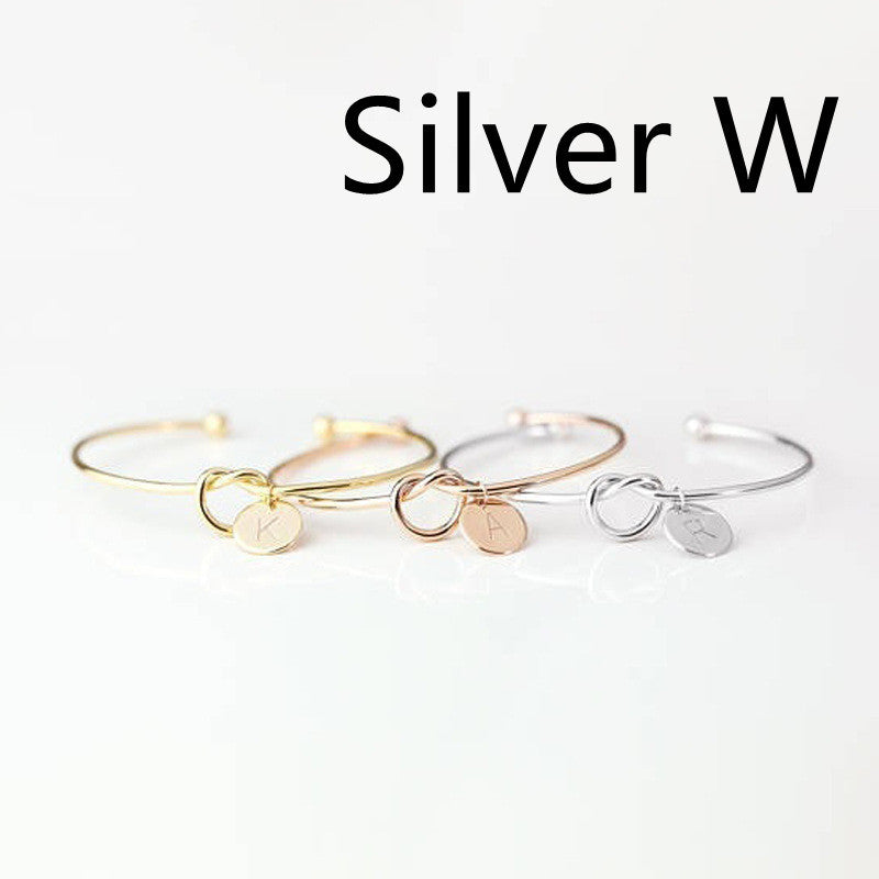 European And American Fashion Dead Knot Letter Bracelet 6c941918 8fce 47bb 820a dede7f489f54