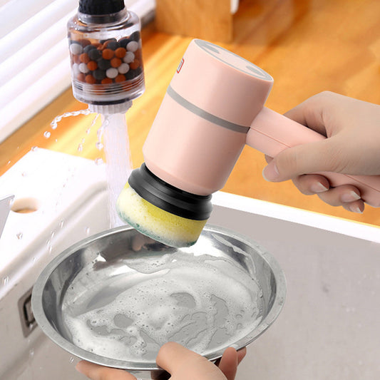 Electric Cleaning Brush Dishwashing Brush Automatic Wireless USB Rechargeable Professional Kitchen Bathtub Tile Cleaning Brus