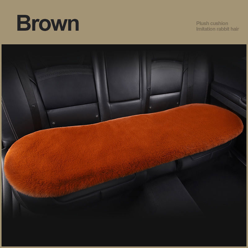 Car Seat Winter Plush Single Seat Square Cushion 6c9d0714 d62f 442a aa14 2aa90a0940fa